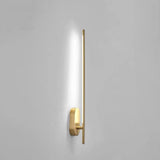 Elegant Gold Bathroom Linear Vanity Light Fixture Image - 3