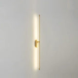 Elegant Gold Bathroom Linear Vanity Light Fixture Image - 5