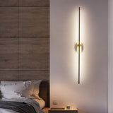 Elegant Gold Bathroom Linear Vanity Light Fixture Image - 8