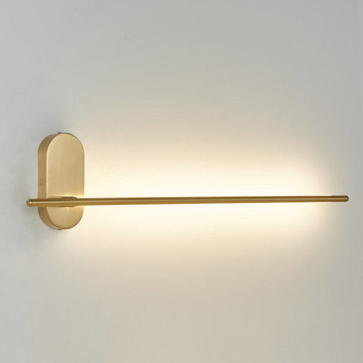 Elegant Gold Bathroom Linear Vanity Light Fixture Image - 9