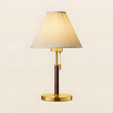 Elegant Gold Cone Table Lamp with Pull Chain Switch Image - 6