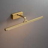 Elegant Gold Cylinder Vanity Mirror Light Fixture Image - 7