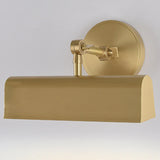 Elegant Gold Rectangular Copper LED Vanity Light Image - 6