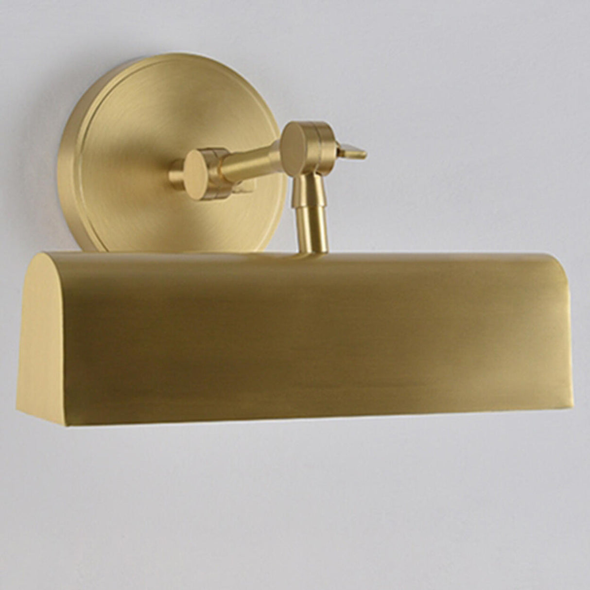 Elegant Gold Rectangular Copper LED Vanity Light Image - 7