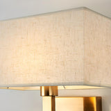 Elegant Gold Rectangular Wall Sconce Light Image - 13