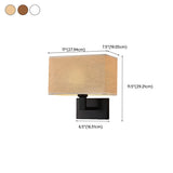 Elegant Gold Rectangular Wall Sconce Light Image - 18