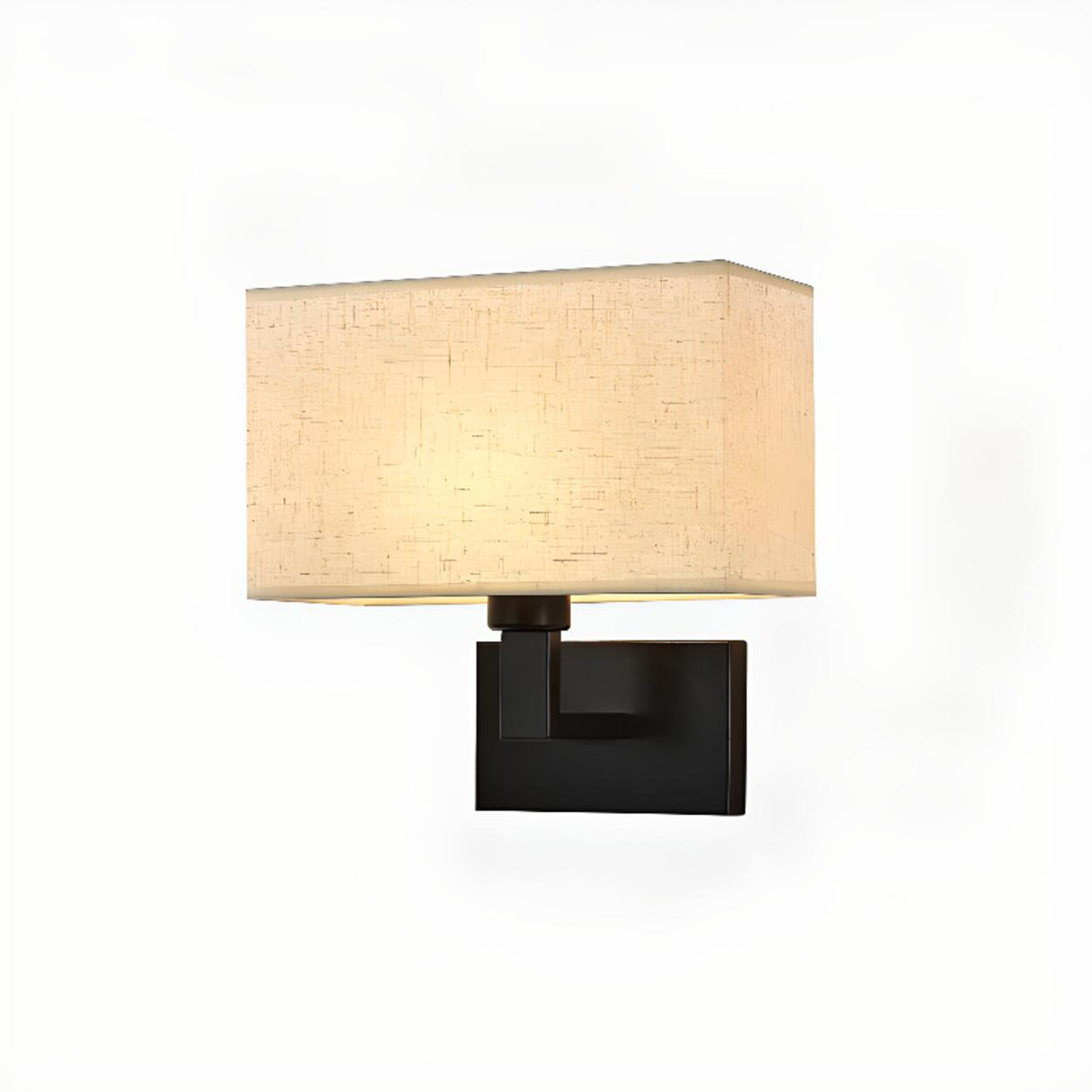 Elegant Gold Rectangular Wall Sconce Light Image - 7