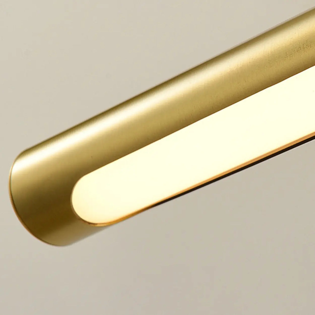 Elegant Gold Straight Linear Vanity Mirror Light Image - 12