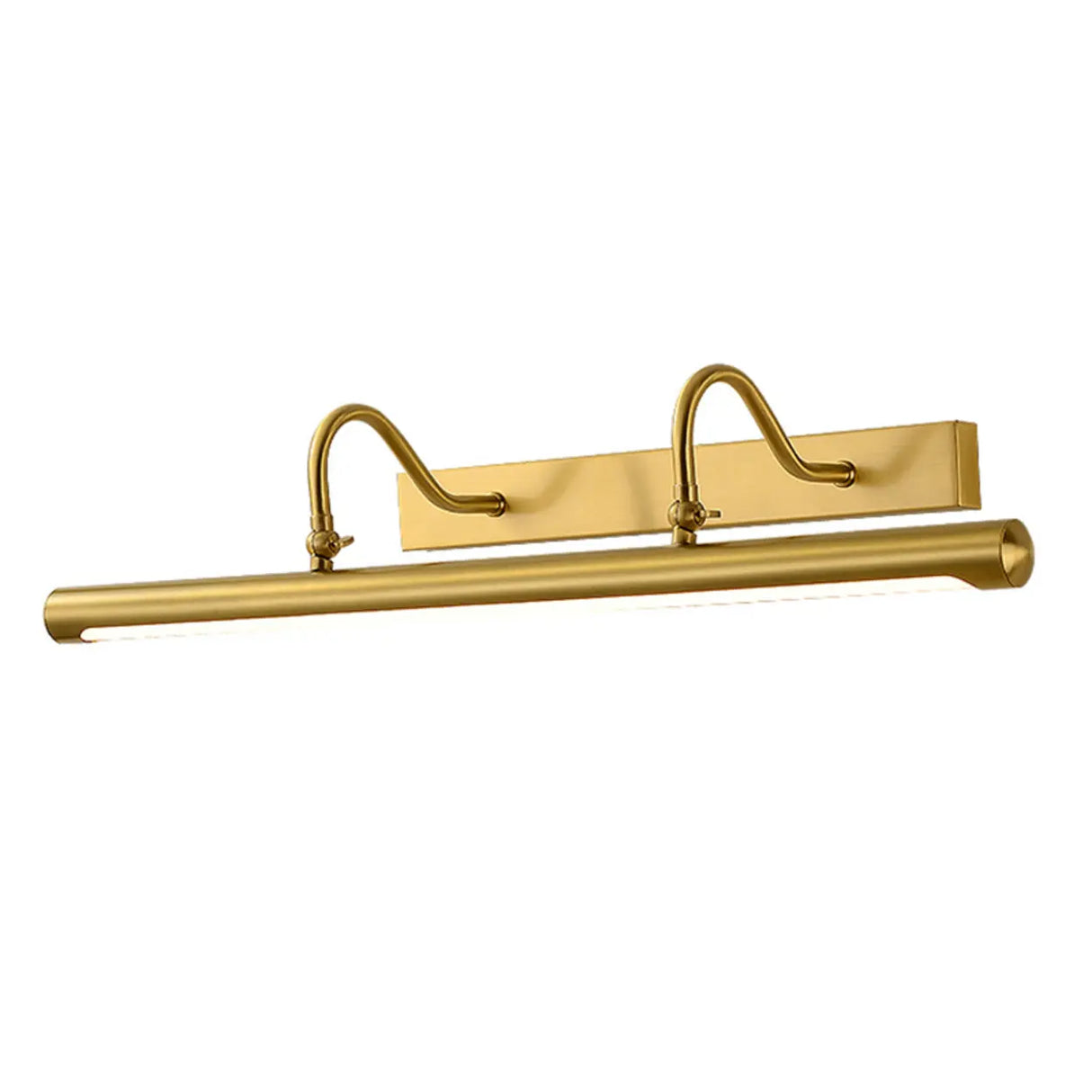 Elegant Gold Straight Linear Vanity Mirror Light Image - 6