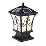 Elegant Golden Solar Copper Outdoor Lantern Table Lamp Image - 3