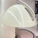 Elegant Living Room Wide Dome Curved Metal Floor Lamp Image - 6