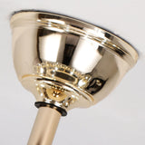 Elegant Ring Remote Gold Crystal Ceiling Fan with Light Image - 17