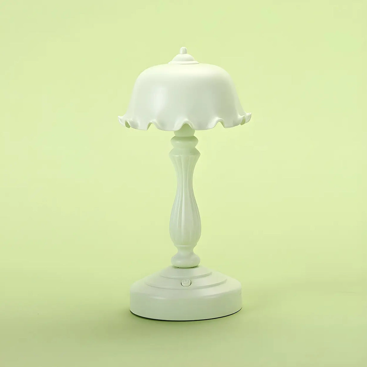 Elegant Simple Flower Resin Bedroom LED Table Lamp Image - 14