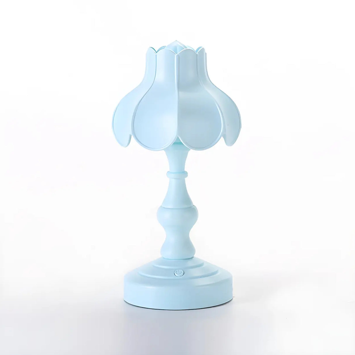 Elegant Simple Flower Resin Bedroom LED Table Lamp Image - 17