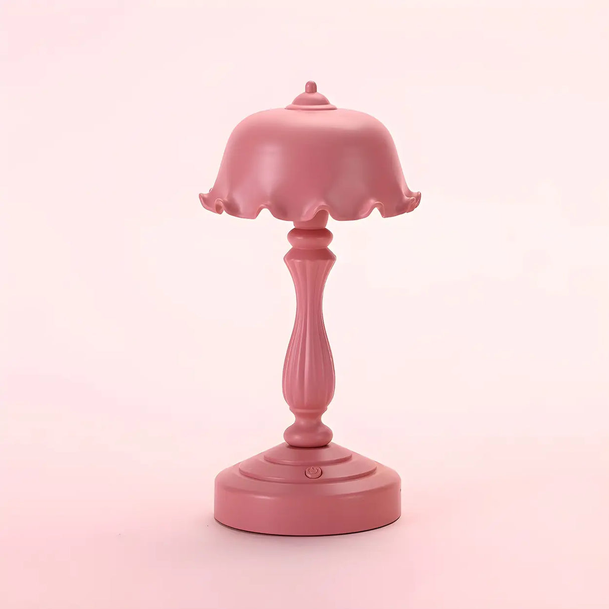 Elegant Simple Flower Resin Bedroom LED Table Lamp Image - 18