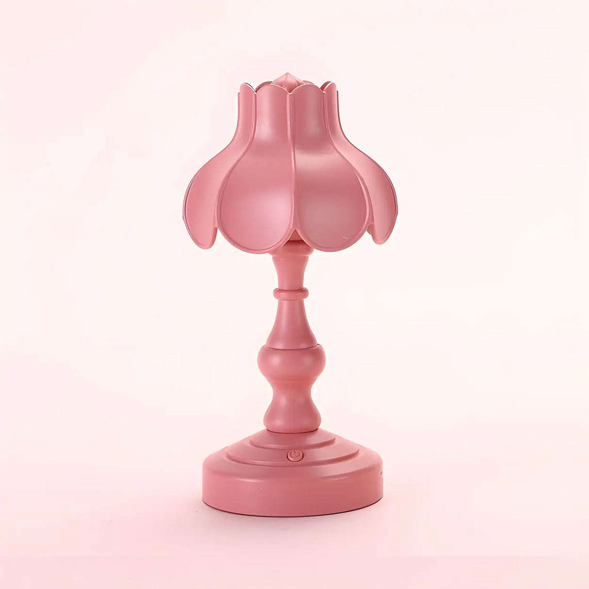 Elegant Simple Flower Resin Bedroom LED Table Lamp Image - 20