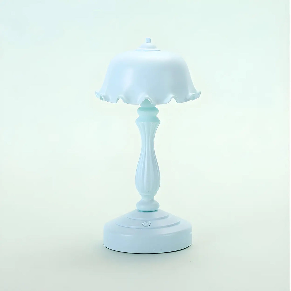 Elegant Simple Flower Resin Bedroom LED Table Lamp Image - 25