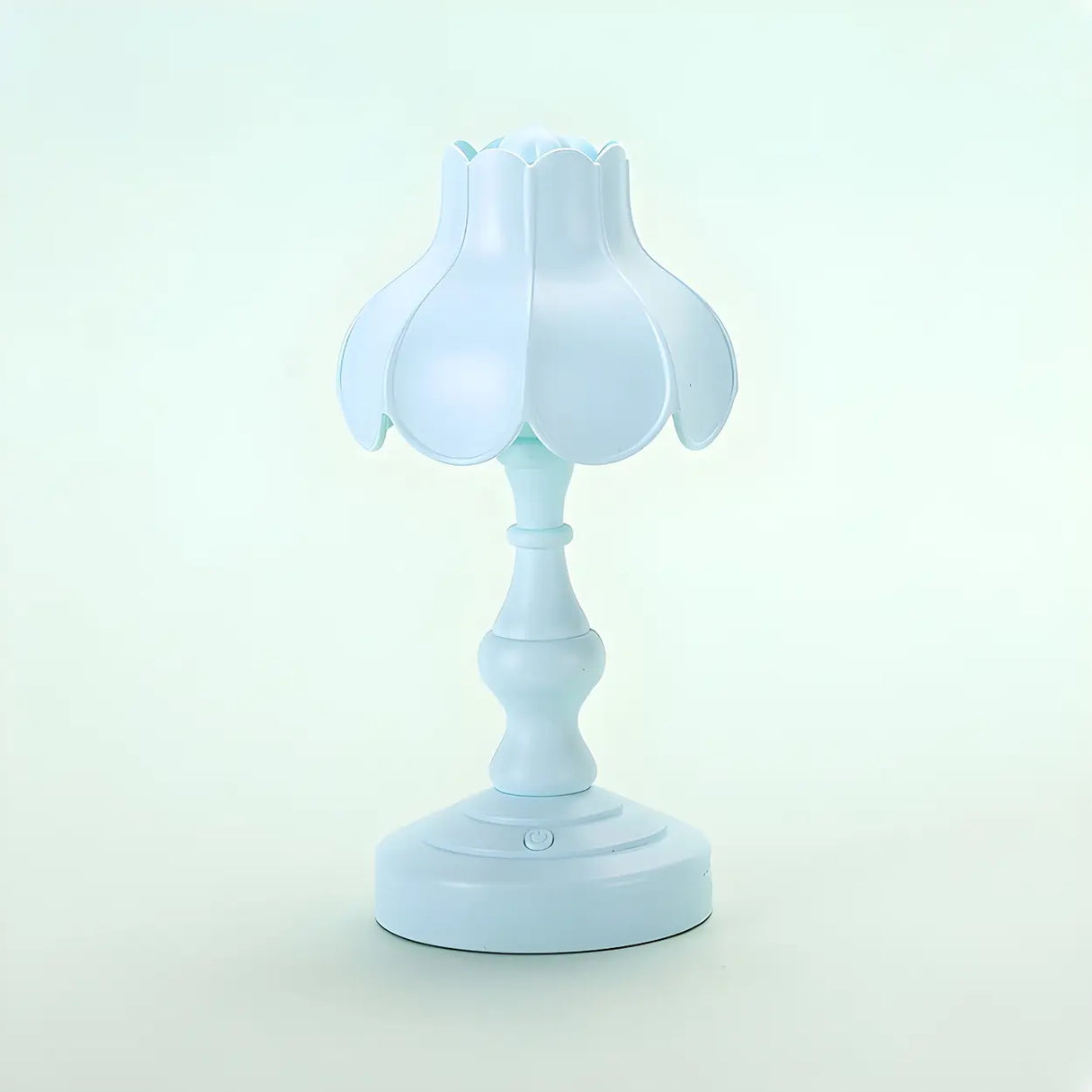 Elegant Simple Flower Resin Bedroom LED Table Lamp Image - 28