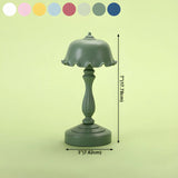 Elegant Simple Flower Resin Bedroom LED Table Lamp #size