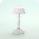 Elegant Simple Flower Resin Bedroom LED Table Lamp Image - 5