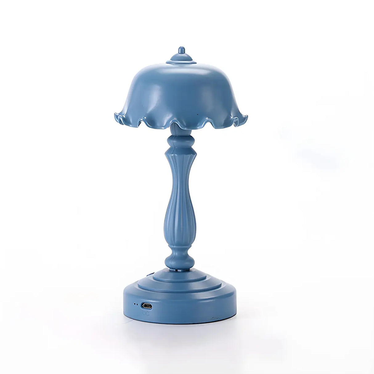 Elegant Simple Flower Resin Bedroom LED Table Lamp Image - 9