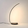 Elegant Simple LED Strip Curved Iron Decor Table Lamp Image - 2