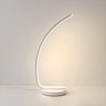 Elegant Simple LED Strip Curved Iron Decor Table Lamp Image - 5