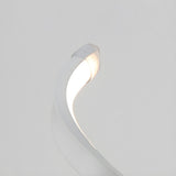 Elegant Simple Spiral Strip Metal Bedroom Table Lamp Image - 13