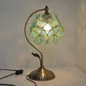 Elegant Tiffany Cherry Blossoms Ball Glass Table Lamp Image - 4