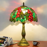 Elegant Tiffany Stained Glass Dome Decor Table Lamp Image - 11