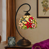 Elegant Tiffany Sunflower Stained Glass Desk Lamp Image - 4