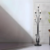 Elegant Tulip-Inspired Multi-Head Metal Floor Lamp Image - 11