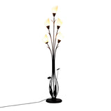 Elegant Tulip-Inspired Multi-Head Metal Floor Lamp Image - 5