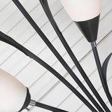 Elegant Tulip-Inspired Multi-Head Metal Floor Lamp Image - 7