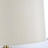 Elegant Vase Base Drum Shaped Fabric Shade Table Lamp Image - 10