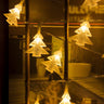 Elegant White Christmas Tree-Shaped LED String Lights Image - 1