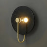 Elegant White Round Marble Mini Ambient Wall Sconce Image - 8