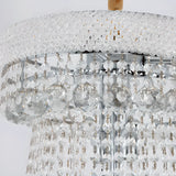 Empire Crystal Clear High Ceiling Foyer Chandelier Image - 7