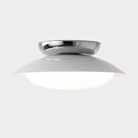 Entrance Mini Green Dome Semi-Flush Mount Ceiling Light Image - 2