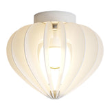 Entrance White Onion-Shaped Flush Mount Ceiling Light Image - 5