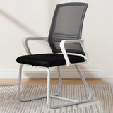 Ergonomic Black Mesh Back Metal Base Office Chair Image - 1