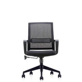 Ergonomic Black Mesh Task Swivel Base Office Chair Image - 7