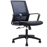 Ergonomic Black Mesh Task Swivel Base Office Chair Image - 8