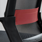 Ergonomic Black Modern Mesh Back Metal Office Chair Image - 14