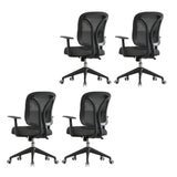 Ergonomic Grey Adjustable Mesh Office Chair with Wheels Image - 5