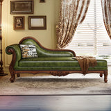 Ergonomic Leather Upholstered Left-Arm Chaise Sofa Image - 2