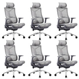 Ergonomic Mesh Black Adjustable Office Chair with Wheels Image - 16