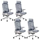 Ergonomic Mesh Black Adjustable Office Chair with Wheels Image - 4