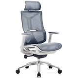 Ergonomic Mesh Black Adjustable Office Chair with Wheels Image - 9