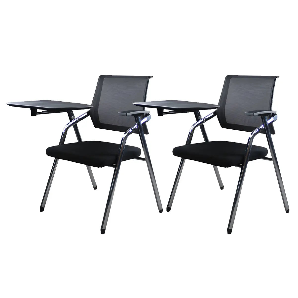 Ergonomic Modern Mesh Conference Black Office Chair Image - 15